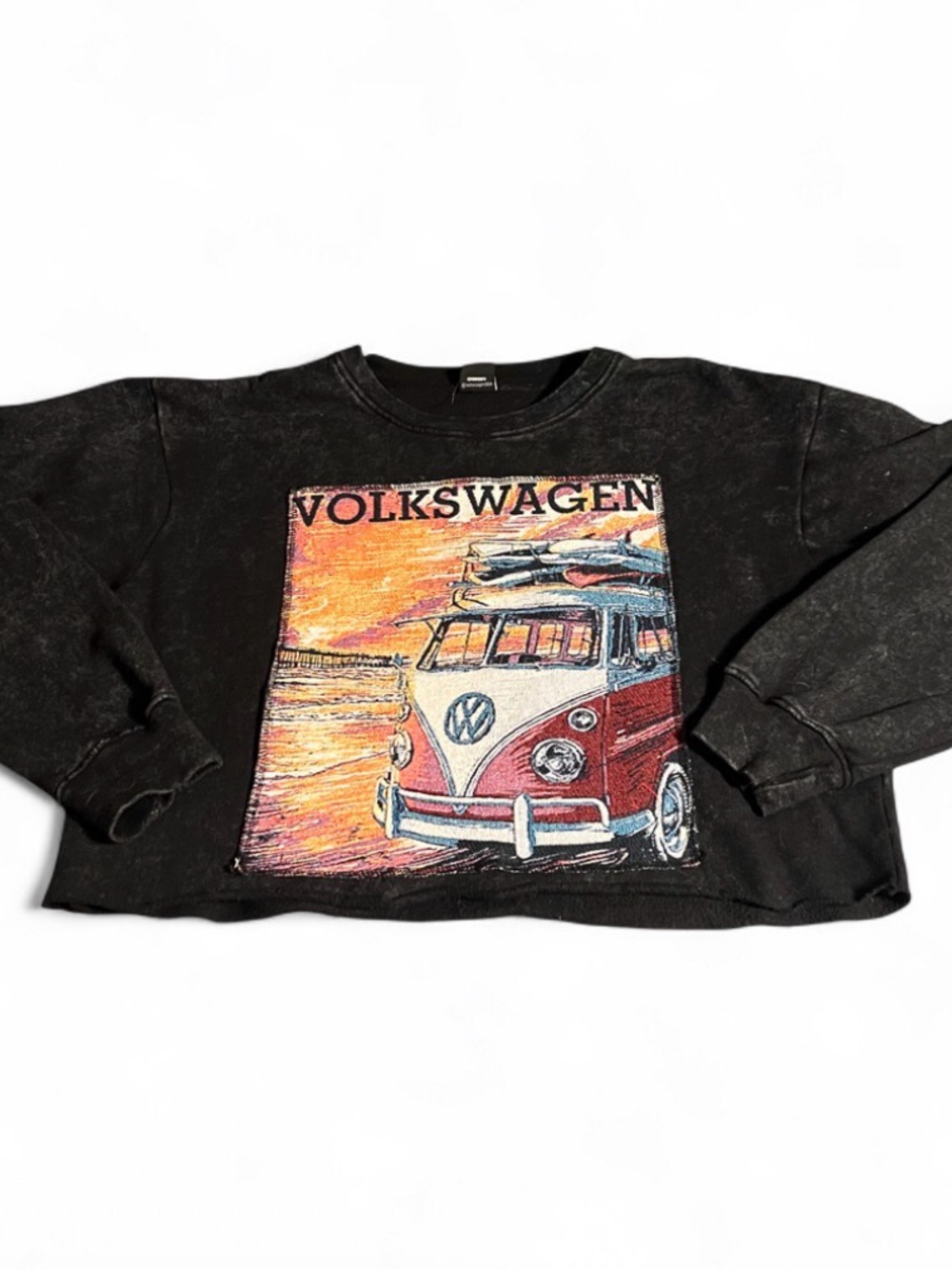 Volkswagen Graphic Black Crewneck Sweater